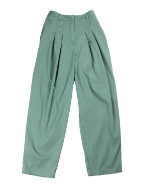 Bar III Sage Green Pleated Wide-Leg Trousers – Size 4